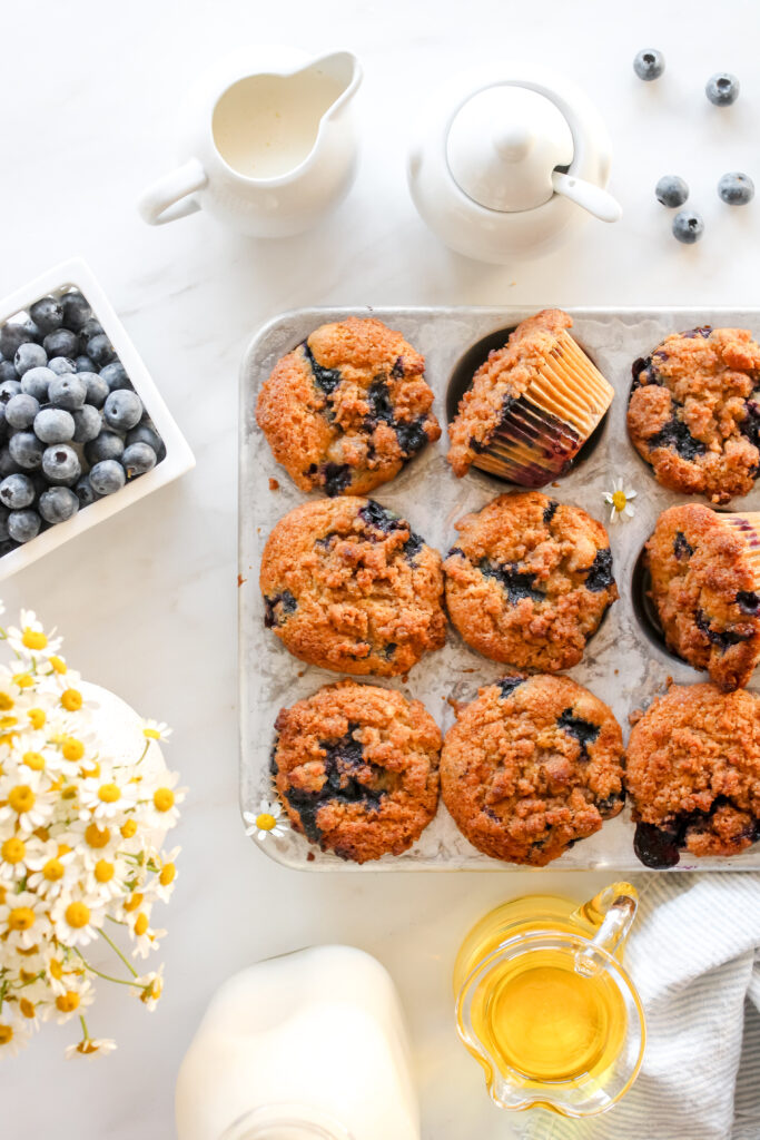 Bakery-Style Blueberry Muffins